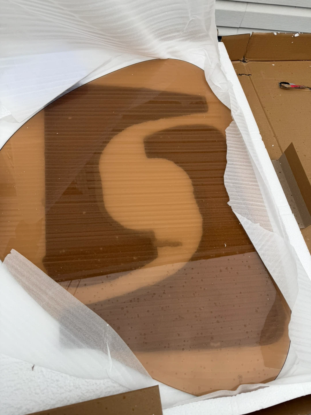 Modern Tempered Glass Noguchi  Coffee Table 35.8" x 25.5" - photo 5