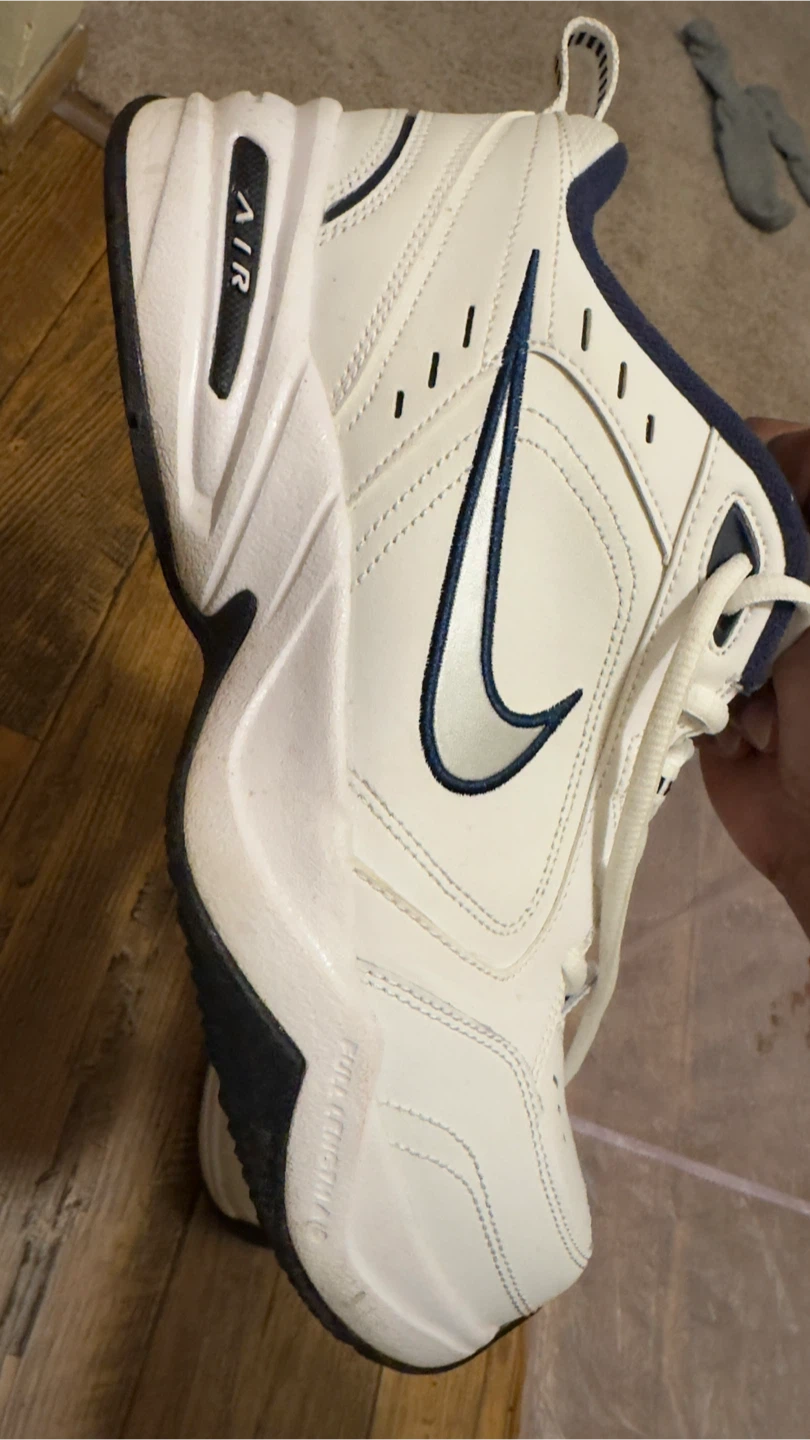 Nike Air Monarch IV White/Navy - photo 2