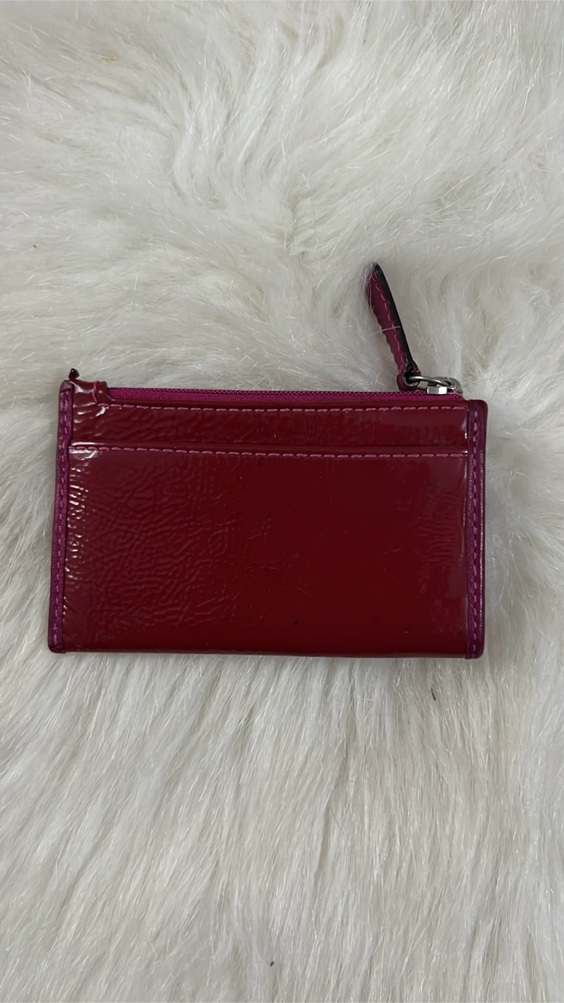 Coach Fuchsia Patent Leather Card Case - photo 2