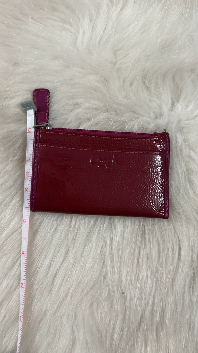 Coach Fuchsia Patent Leather Card Case - photo 4