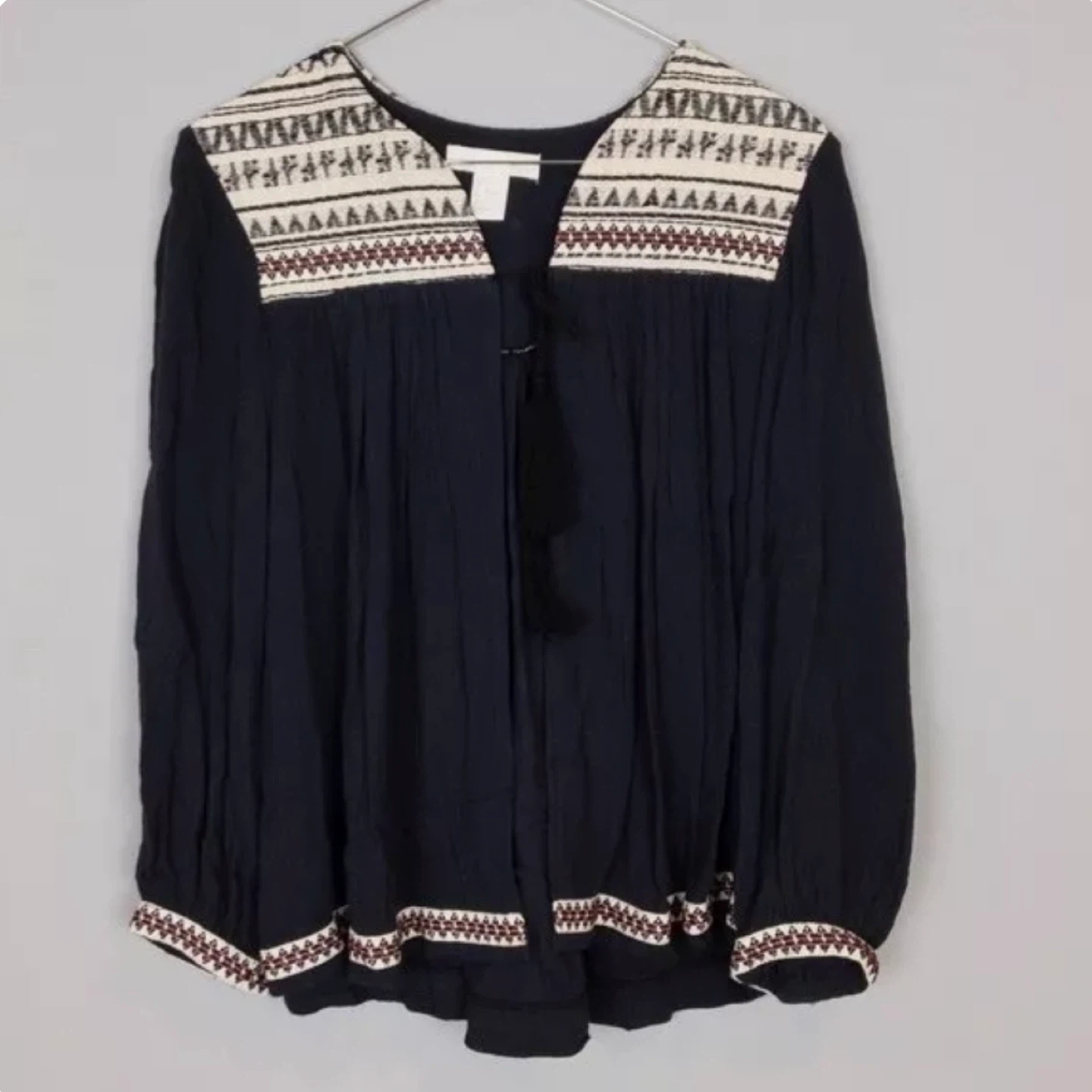 H&M Embroidered Blouse - Size 10 - photo 3