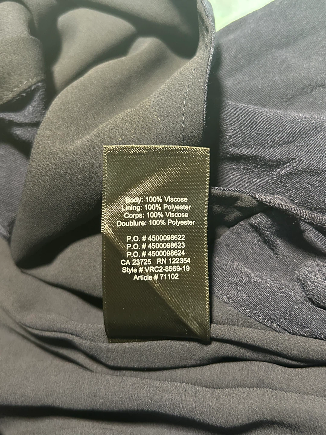 Aritzia Sunday Best Navy Blue Wrap Dress - Size S - photo 5