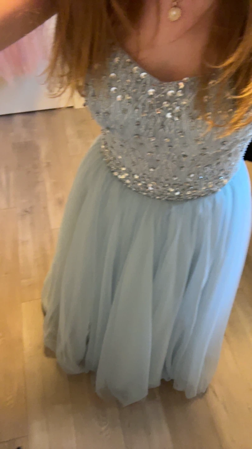 Light Blue Tulle Prom/Evening Dress