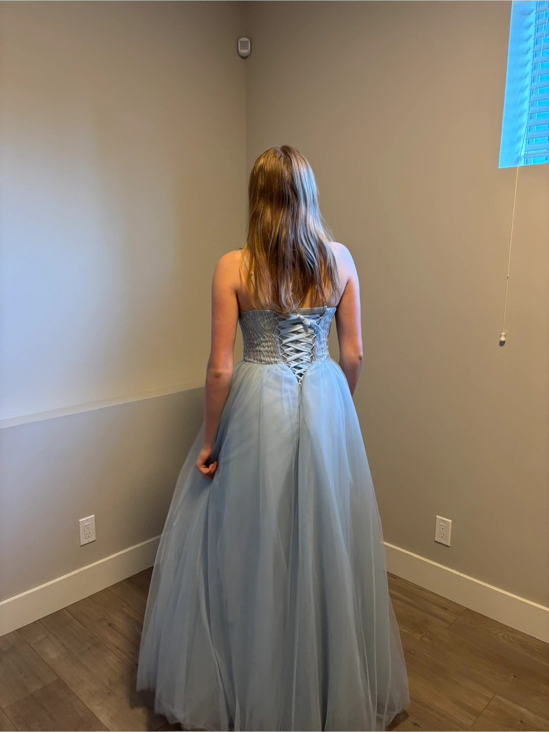 Light Blue Tulle Prom/Evening Dress - photo 2