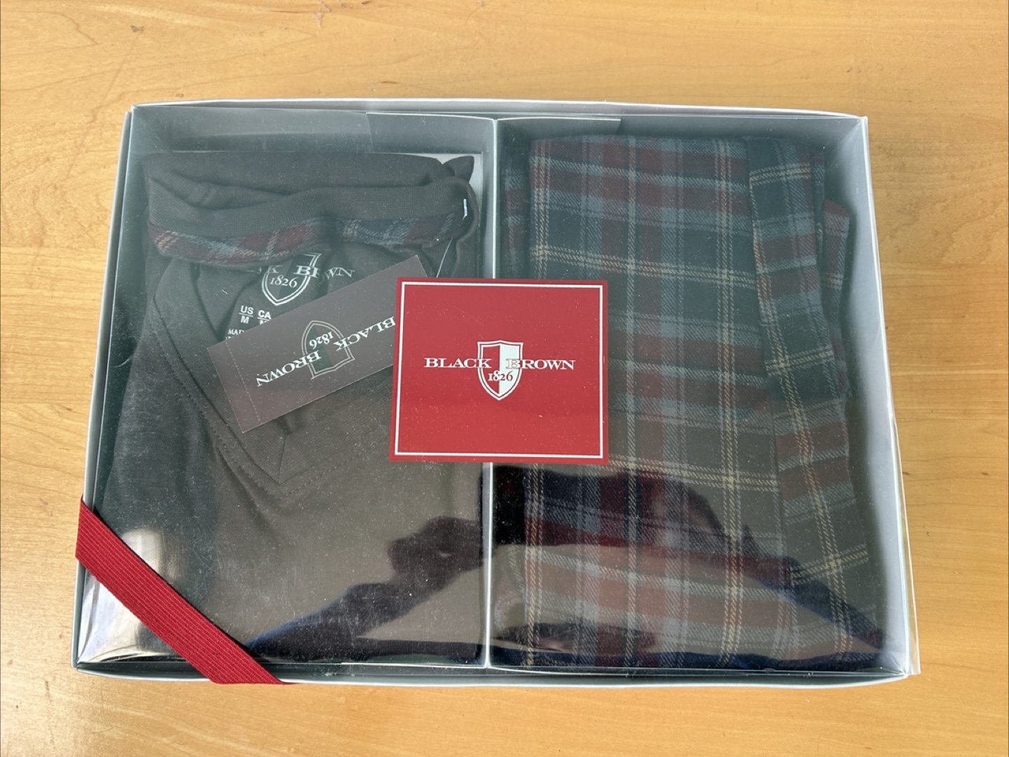 Black Brown 1826 Pajama Set - Size M