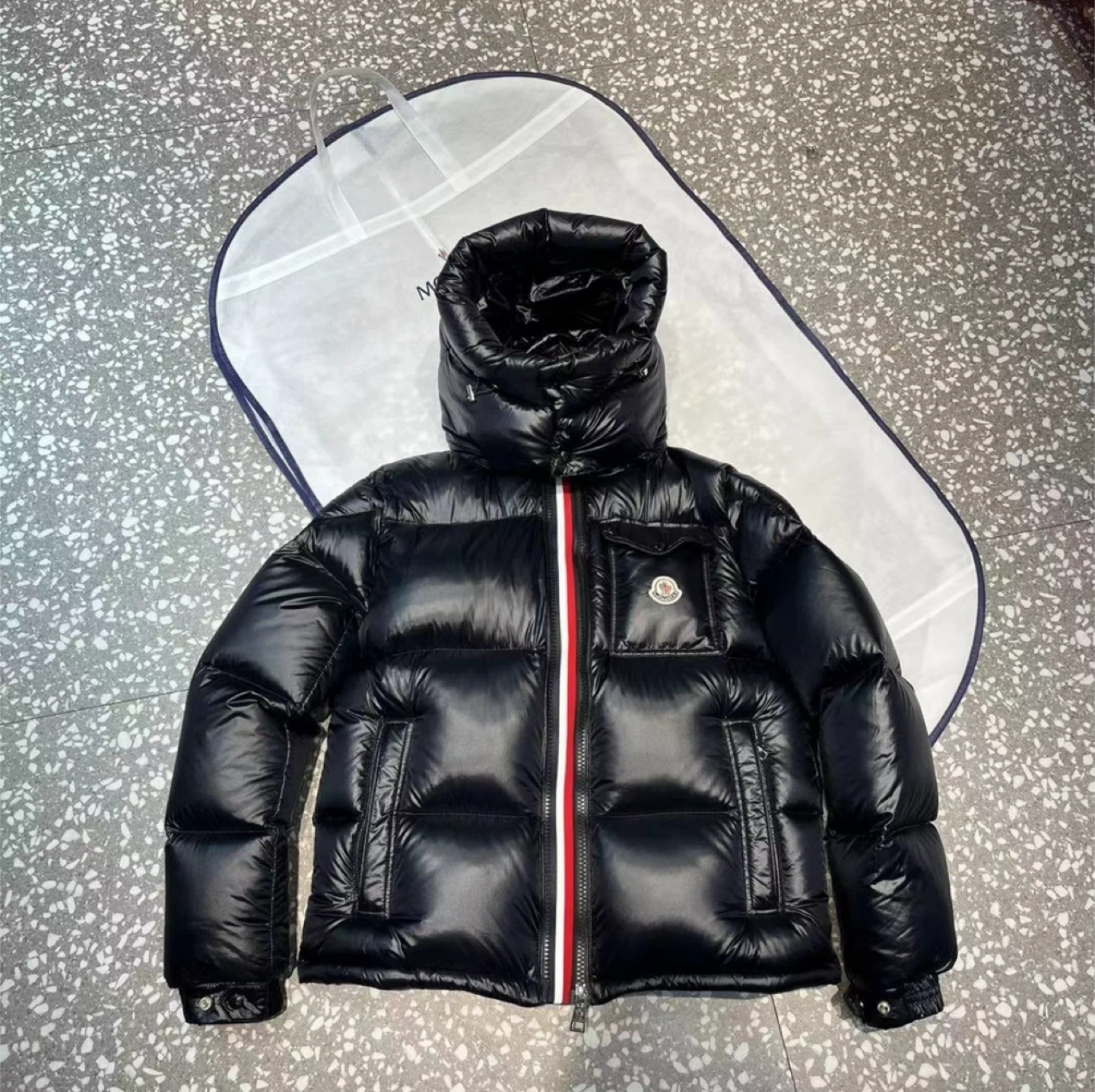 Moncler Black Padded Down Jacket