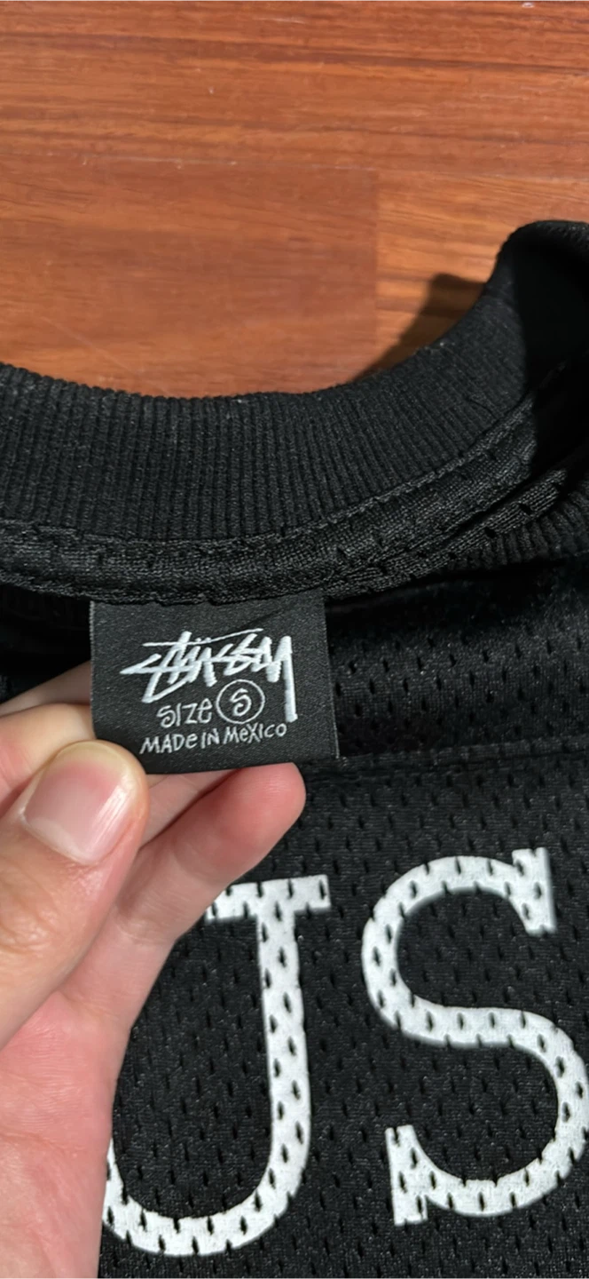 Stussy 4X4 Mesh Football Jersey - Size S - photo 2