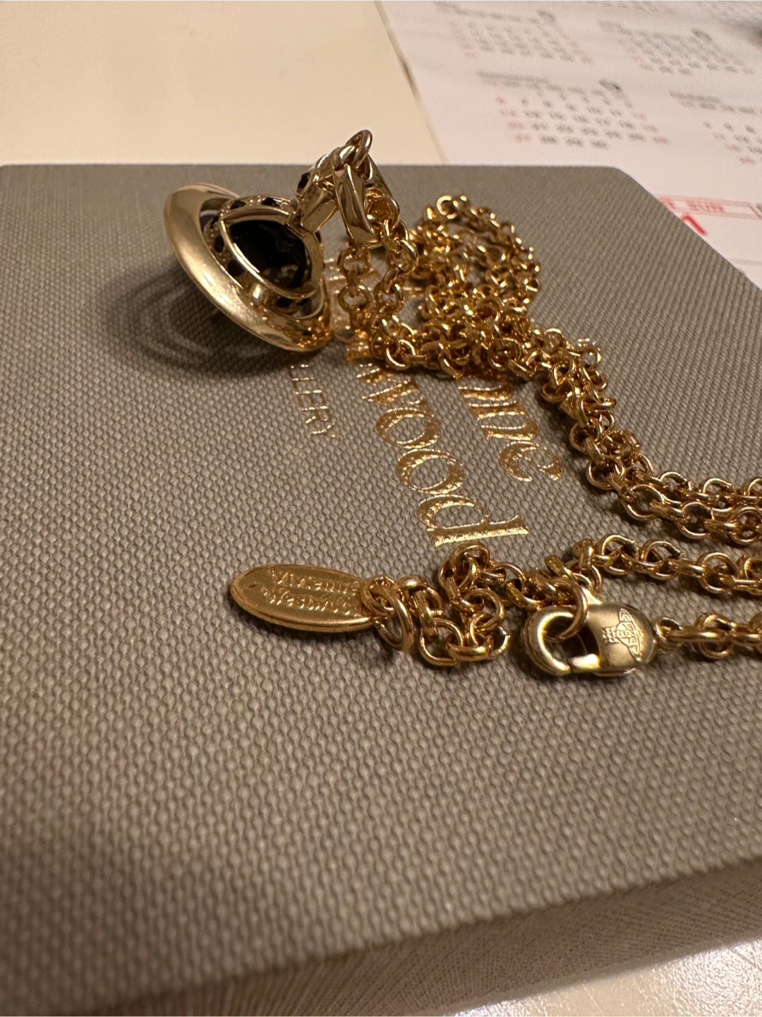 Vivienne Westwood Gold-Tone Orb Necklace - photo 3