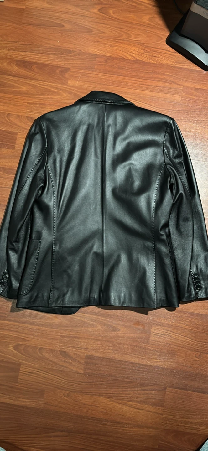 Codi Gallery Black Leather Blazer - photo 2