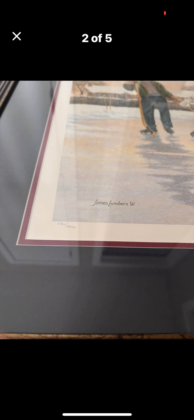 Wayne Gretzky "A Boy and His Dream"-by James Lumbers - photo 2