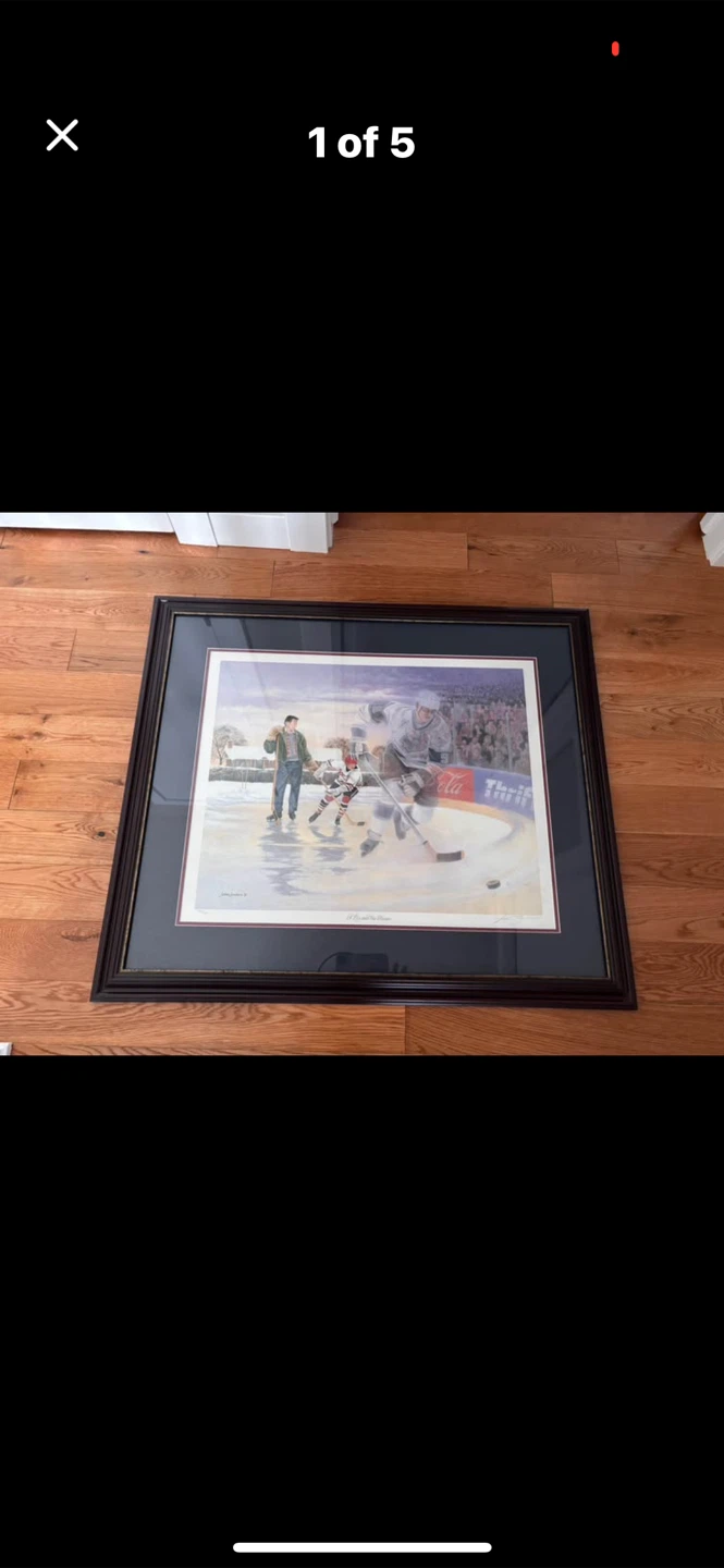 Wayne Gretzky "A Boy and His Dream"-by James Lumbers