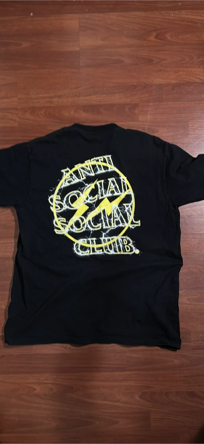 Anti Social Social Club Black Tee - Size L