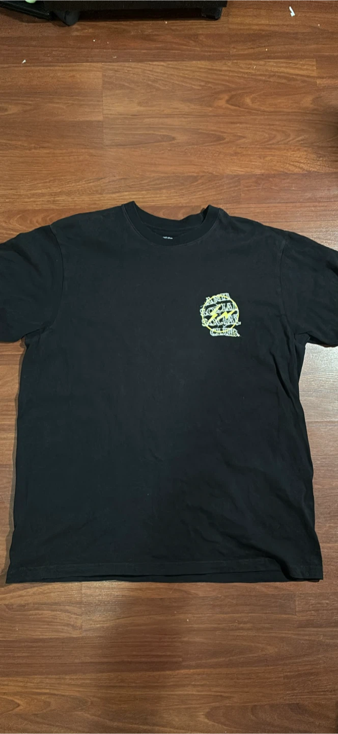 Anti Social Social Club Black Tee - Size L - photo 2