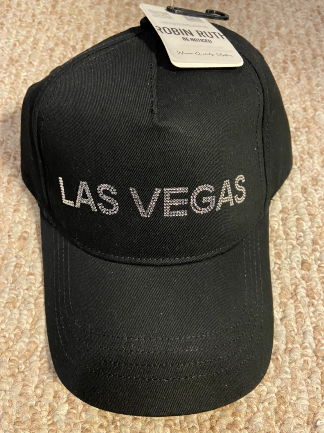 Robin Ruth Las Vegas Black Cap - New