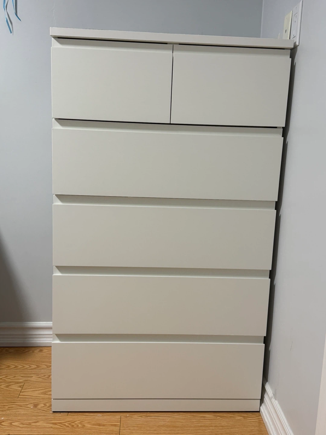 IKEA Hemnes White 6-Drawer Dresser