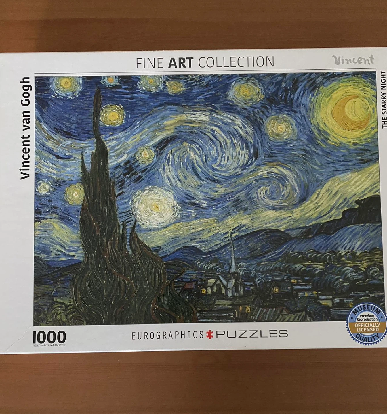 Vincent van Gogh Starry Night 1000-Piece Puzzle