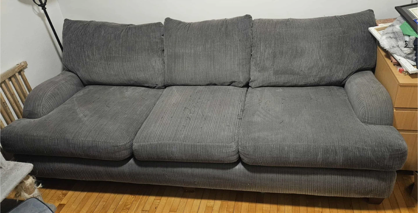 3 Piece Sectional Couch - photo 2