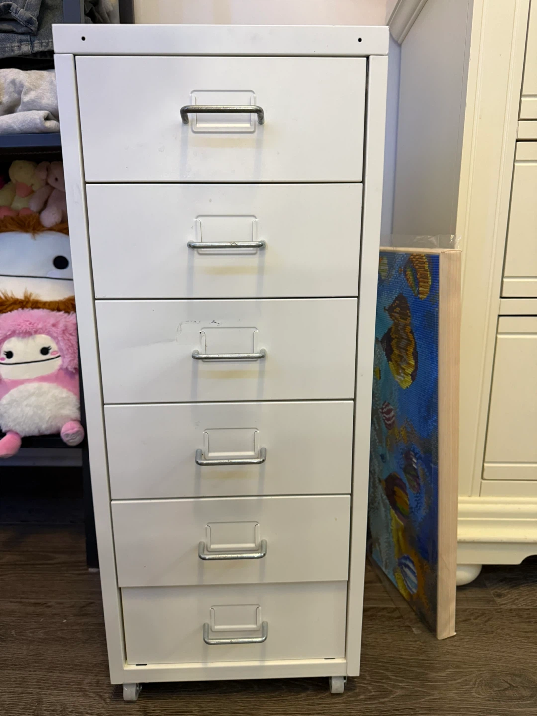 IKEA White  Filing Cabinet - 6 Drawers - photo 2