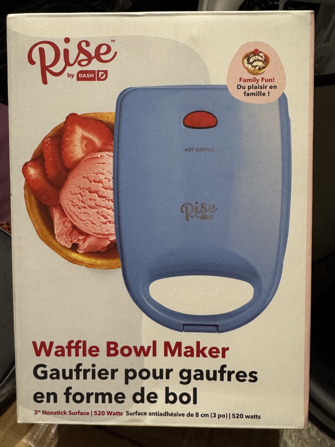 Rise by Dash Waffle Bowl Maker