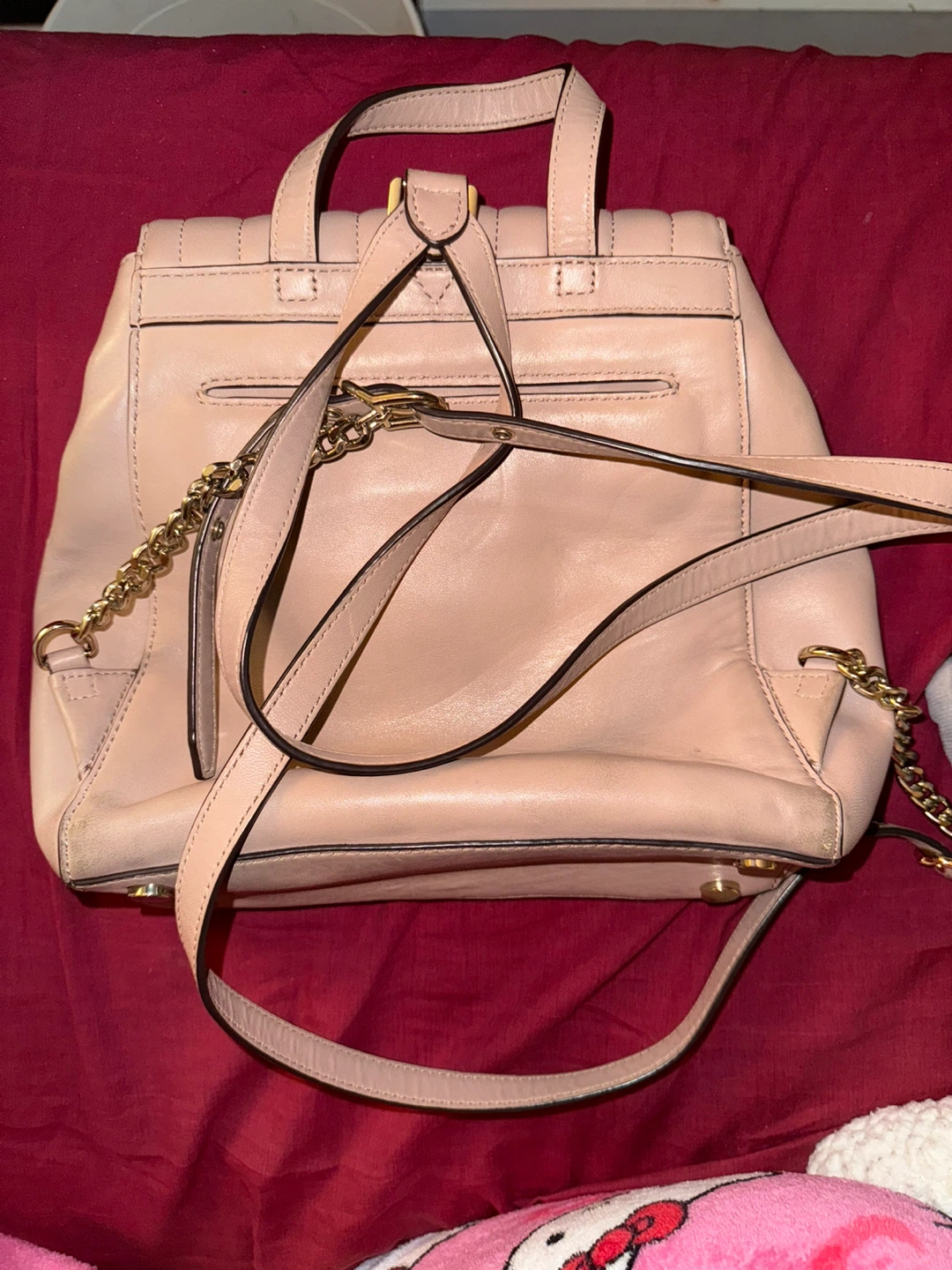 Michael Kors Pink Leather Backpack - photo 2