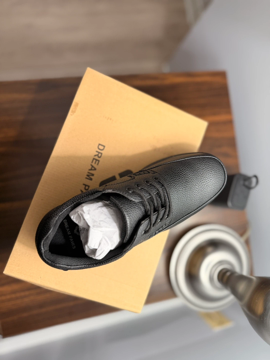 Dream Pairs Black Leather Shoes