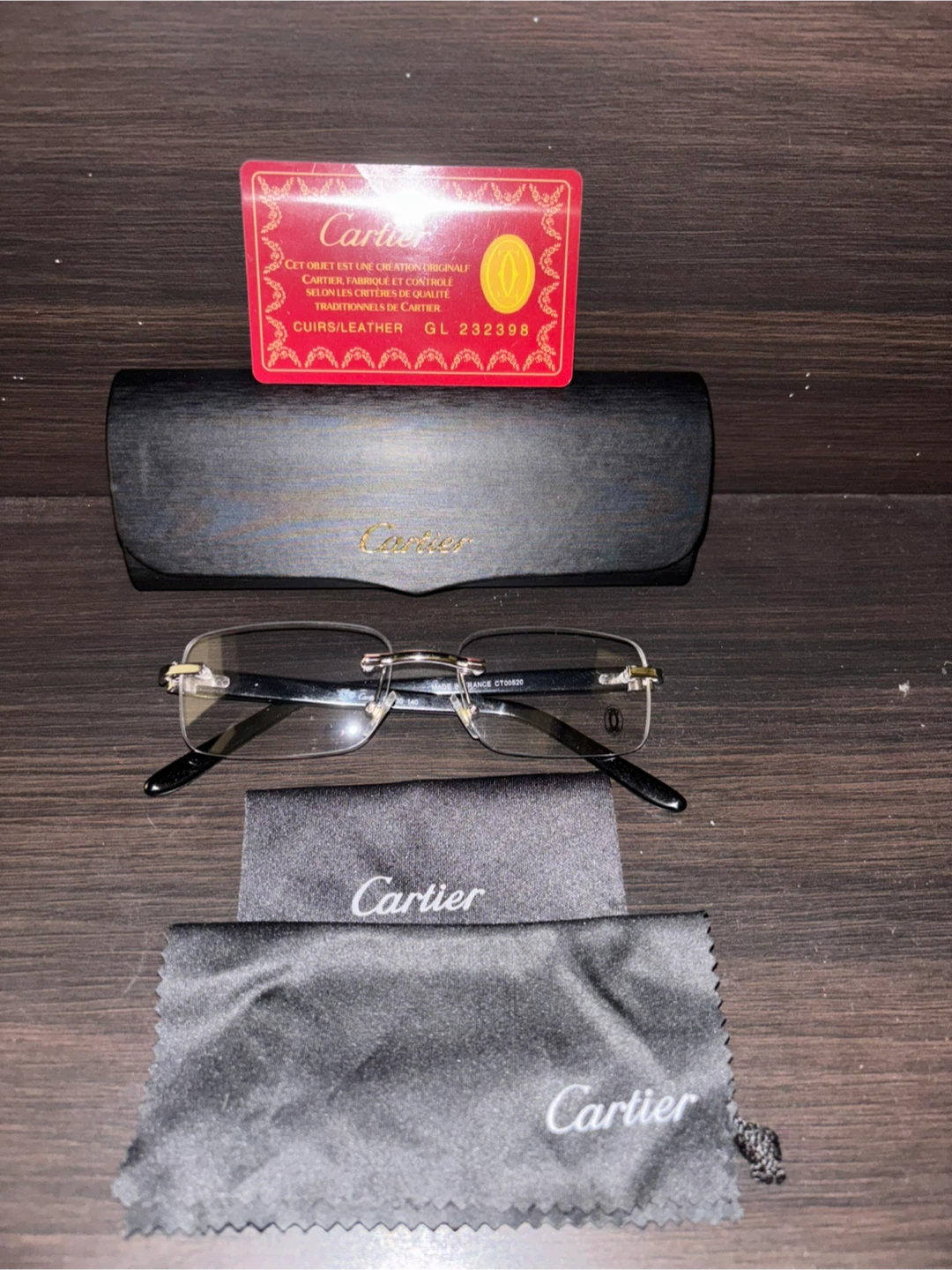 CARTIER GLASSES FOR SALE💫