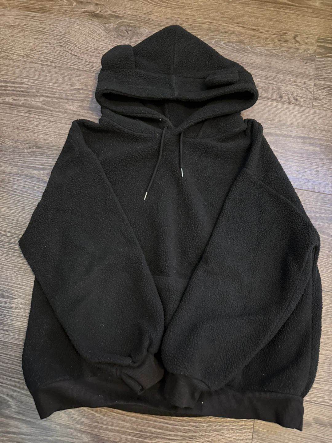 Black Bear Ear Hoodie - Cute & Cozy