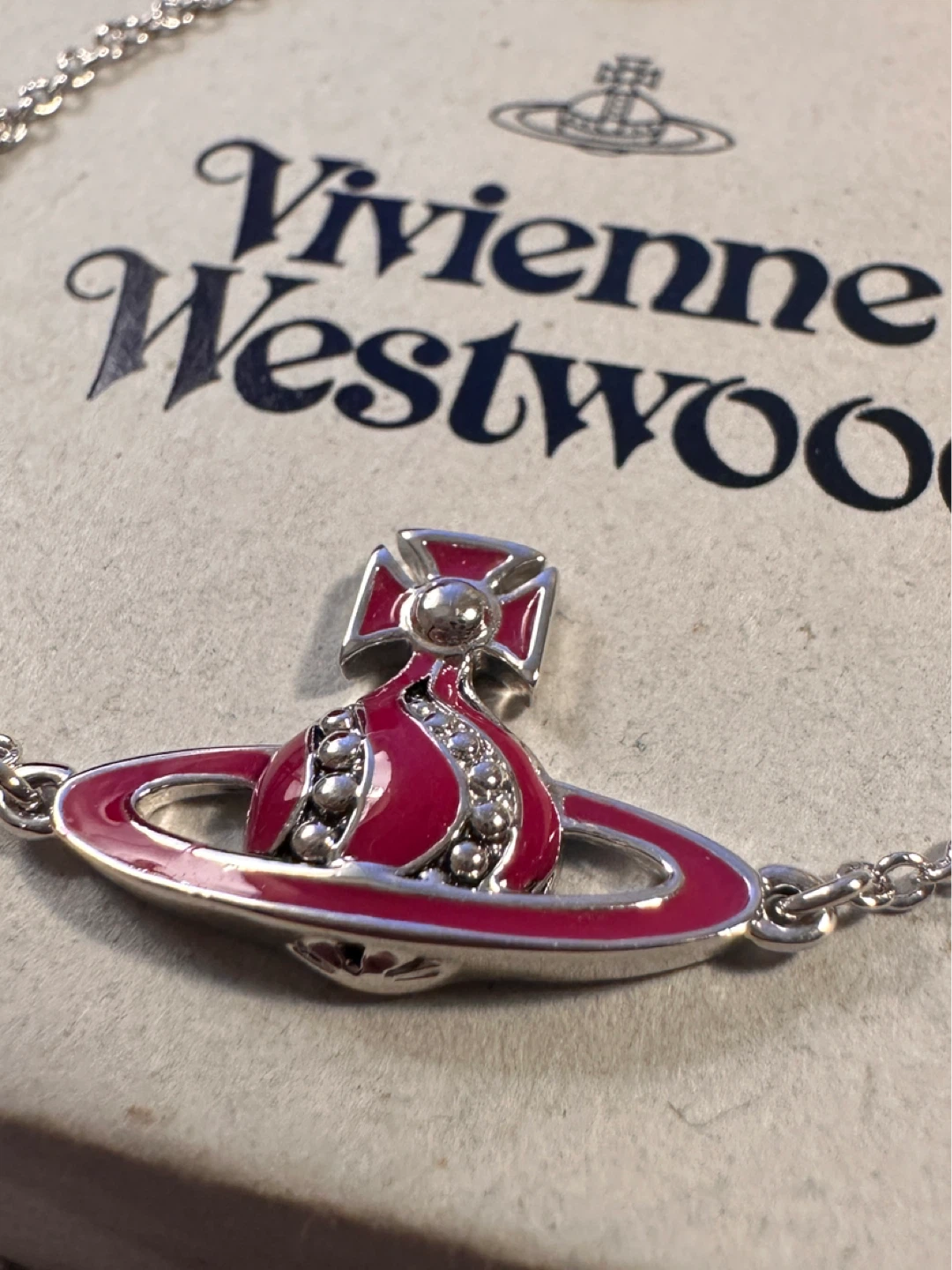 Vivienne Westwood Pink Orb Bracelet - photo 4