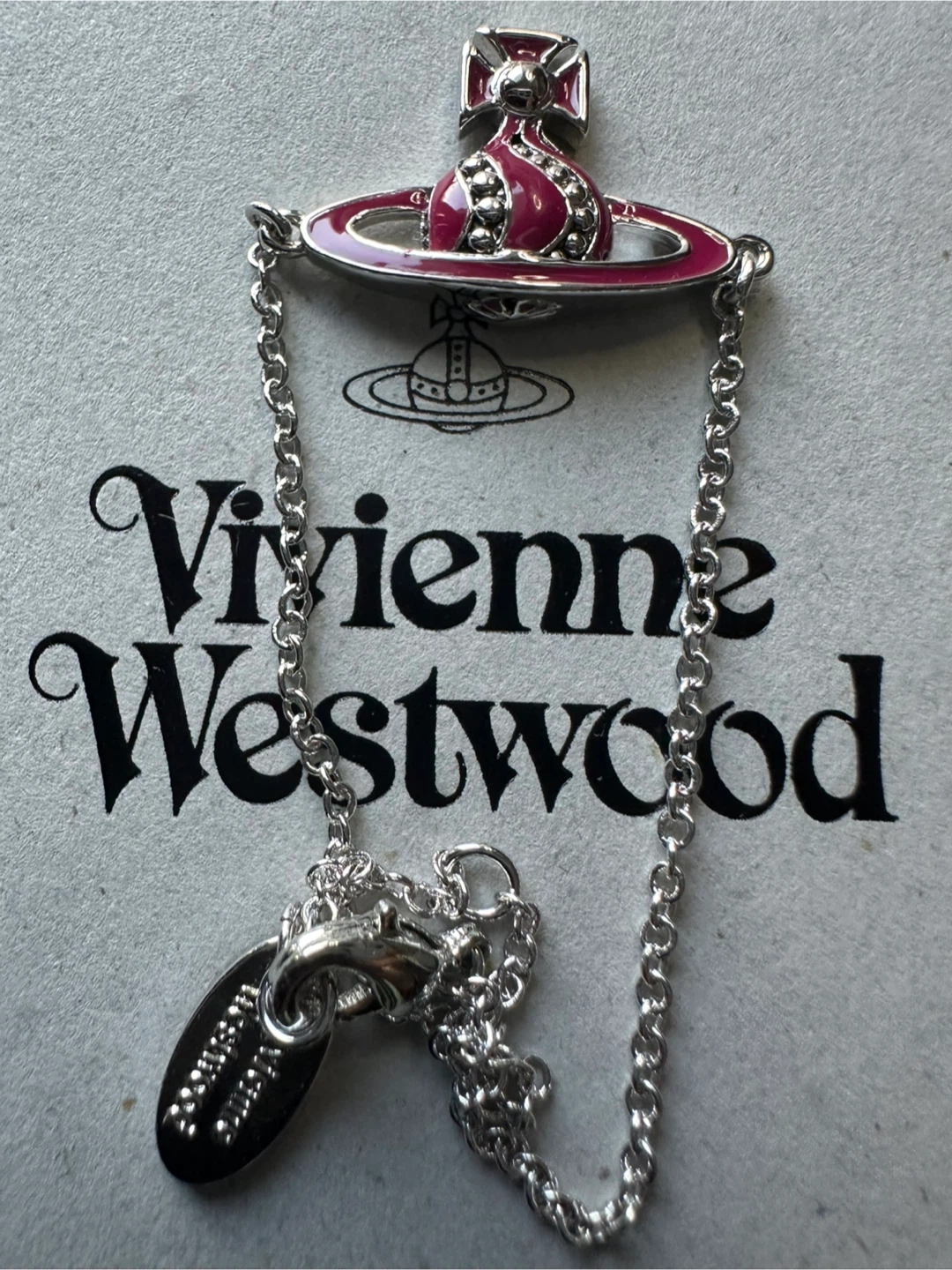 Vivienne Westwood Pink Orb Bracelet