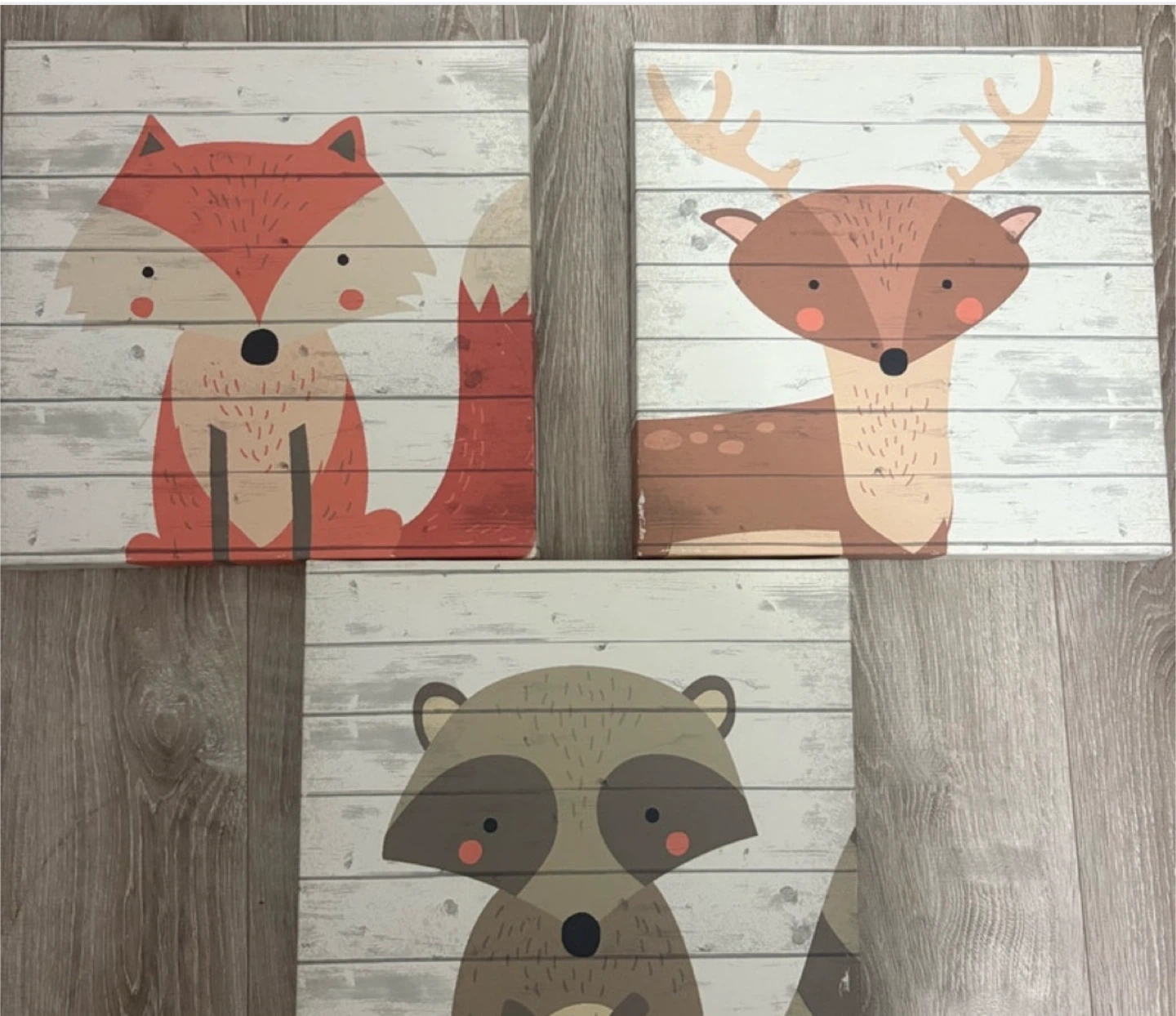 Woodland Animal Wall Art