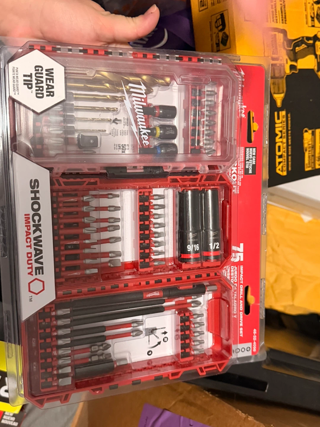 Milwaukee 75-Piece Impact Drill and Drive Set - New!