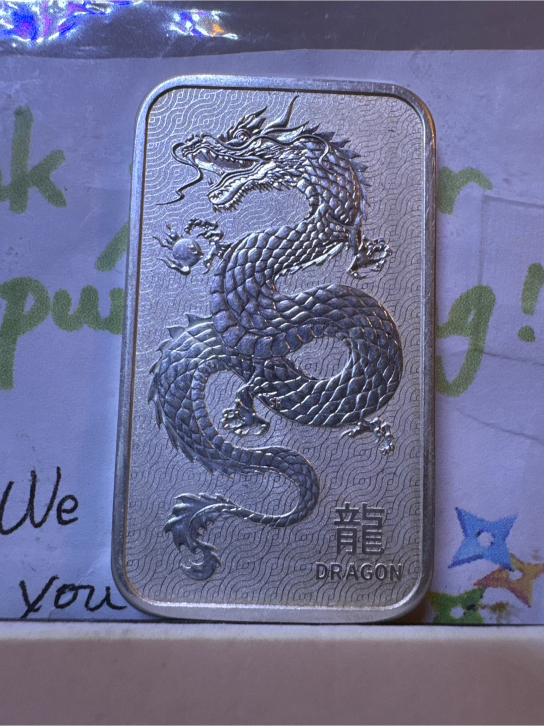 2x sold available 2024 lunar dragon 1 oz Pure Silver Bar
