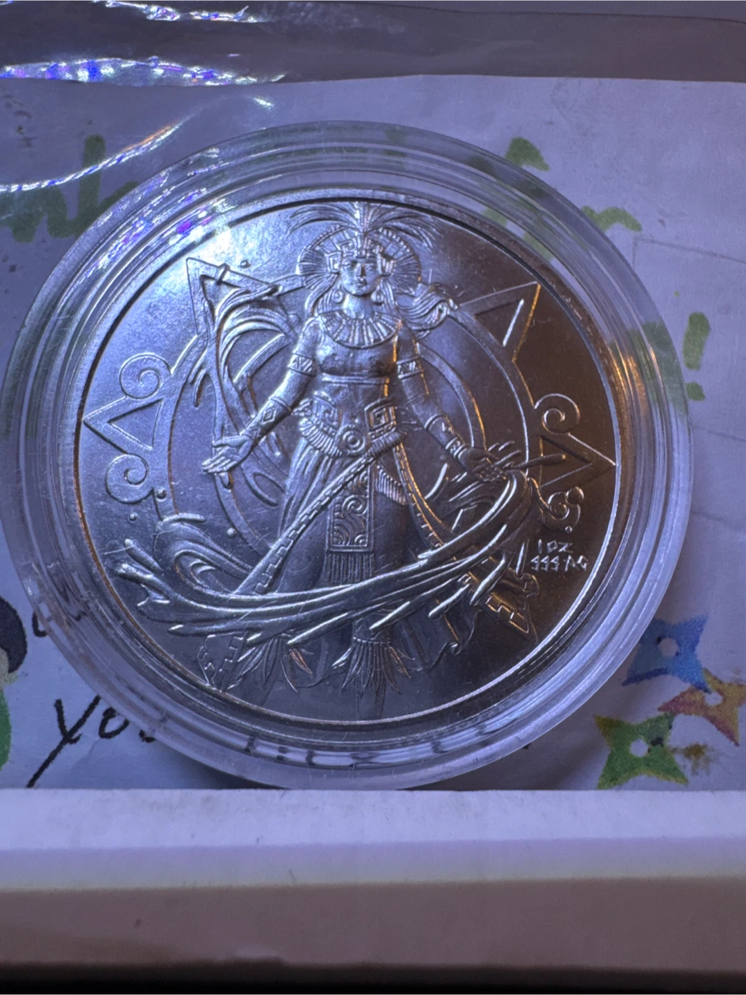 Chalchiuhtlicue  1oz First Time Cut Mexico History - photo 2
