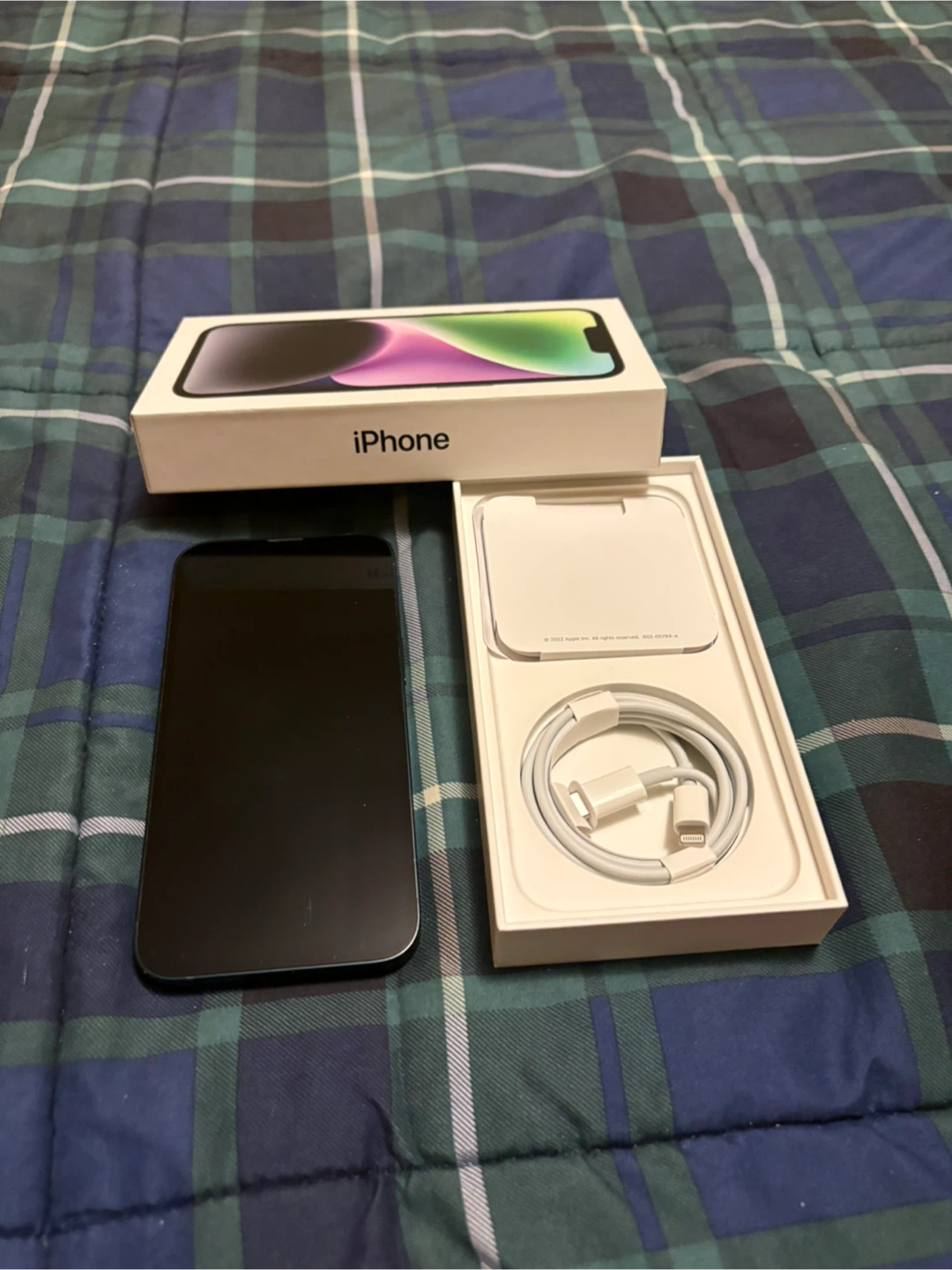 Apple iPhone 14 Midnight Black with Box - photo 2