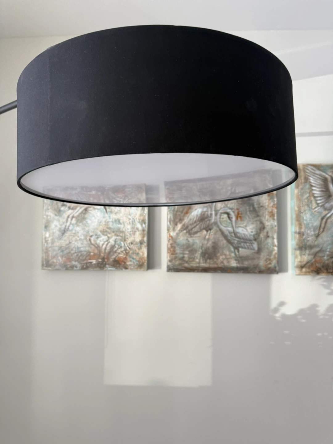 2 Black Arc Floor Lamp with marble base - photo 4