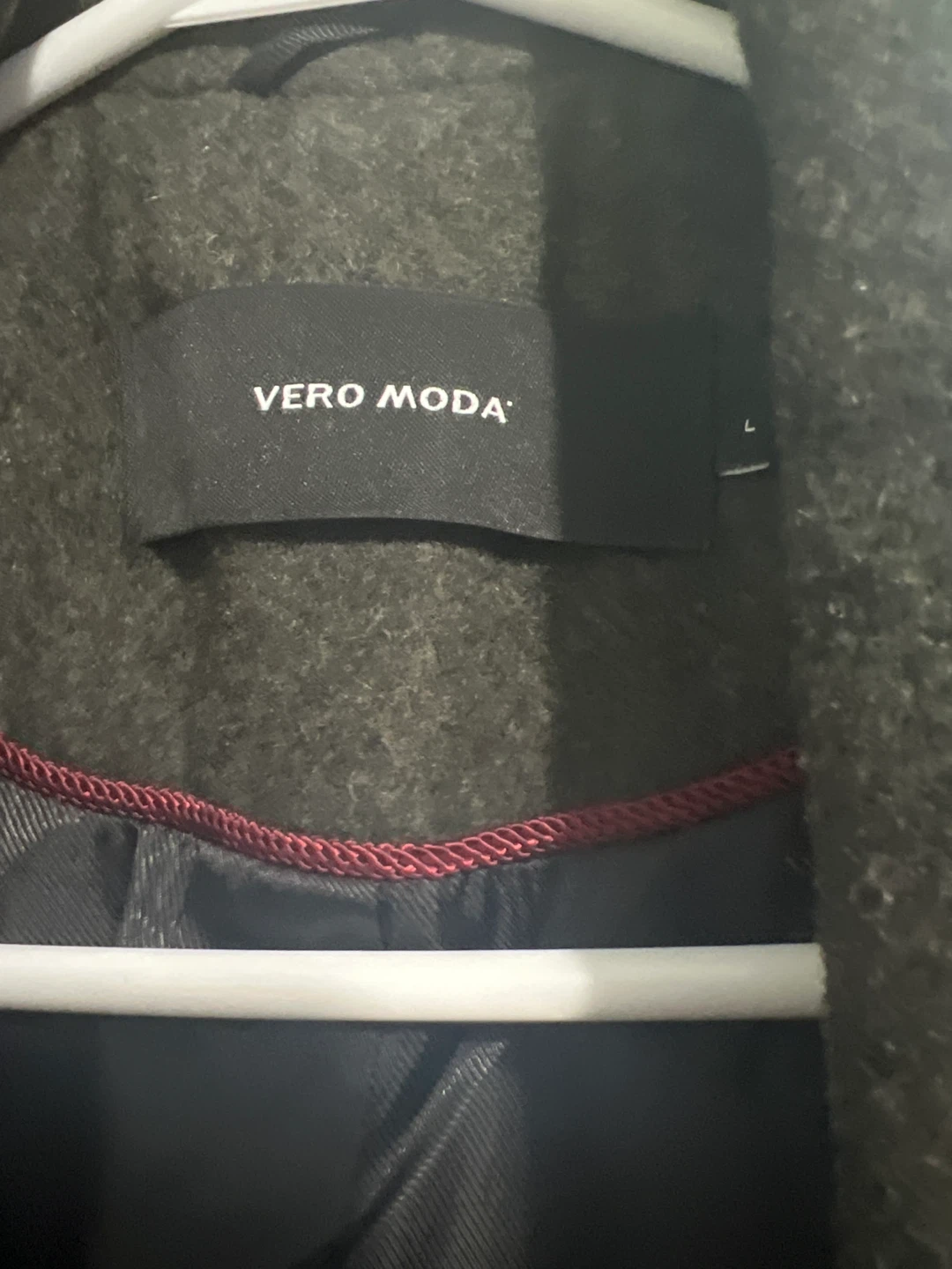Vero Moda Wool Blend Coat - Size L - photo 2