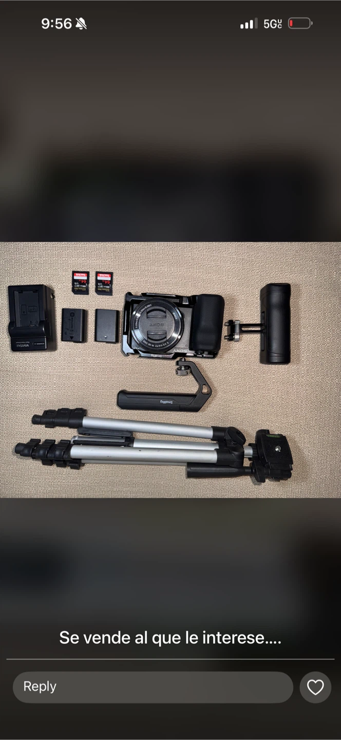 Sony Alpha Camera with Accessories