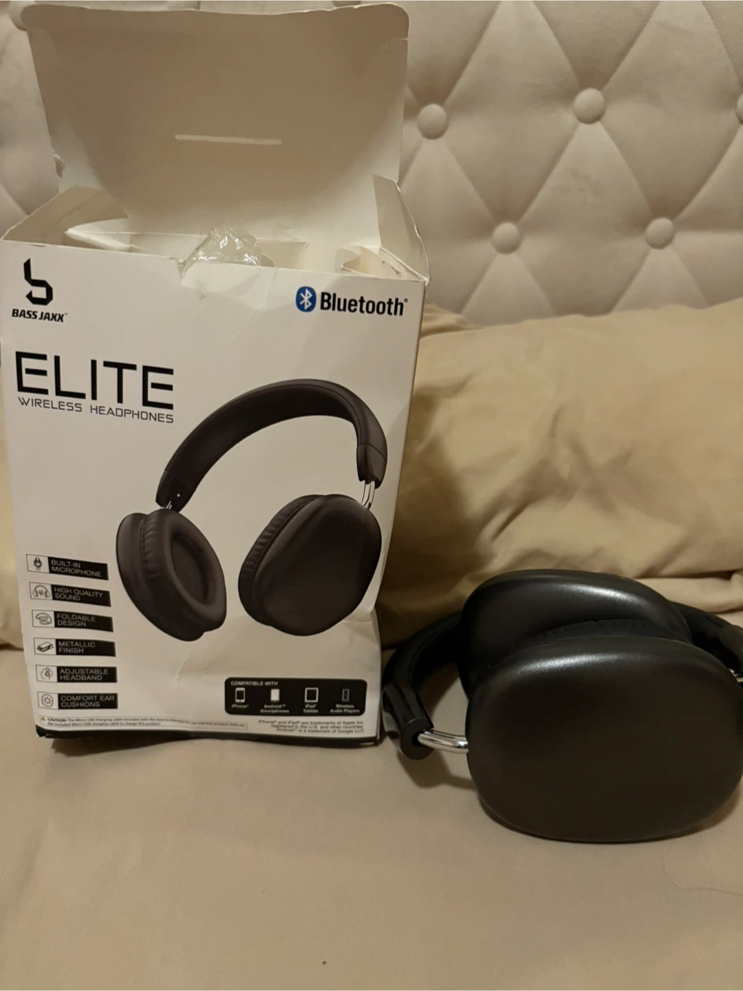 Bass Jaxx Elite Wireless Headphones - Like New! - photo 2