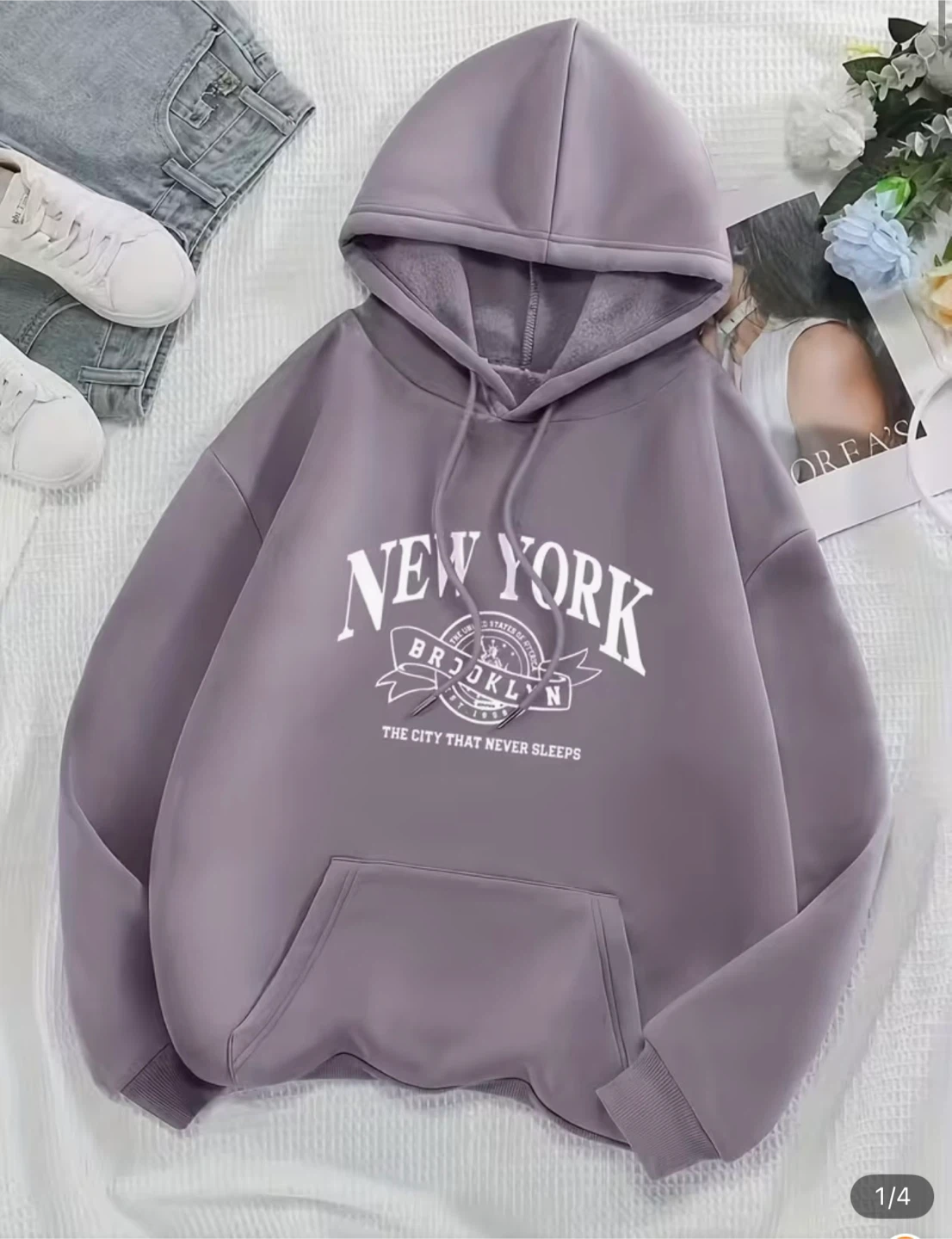New York Brooklyn Hoodie - Size Unknown