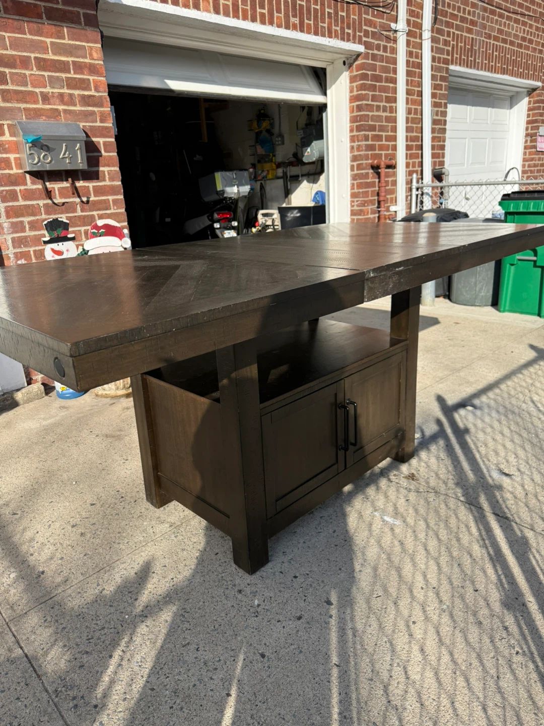 Extendable Dining Table with Storage