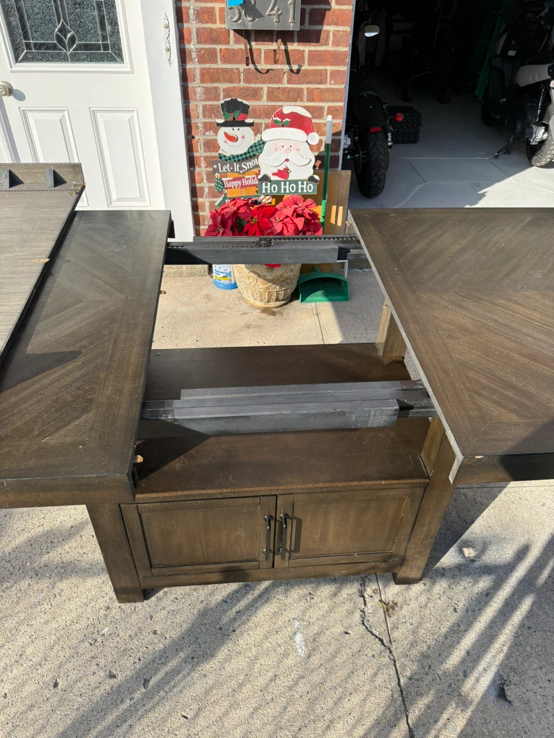 Extendable Dining Table with Storage - photo 4