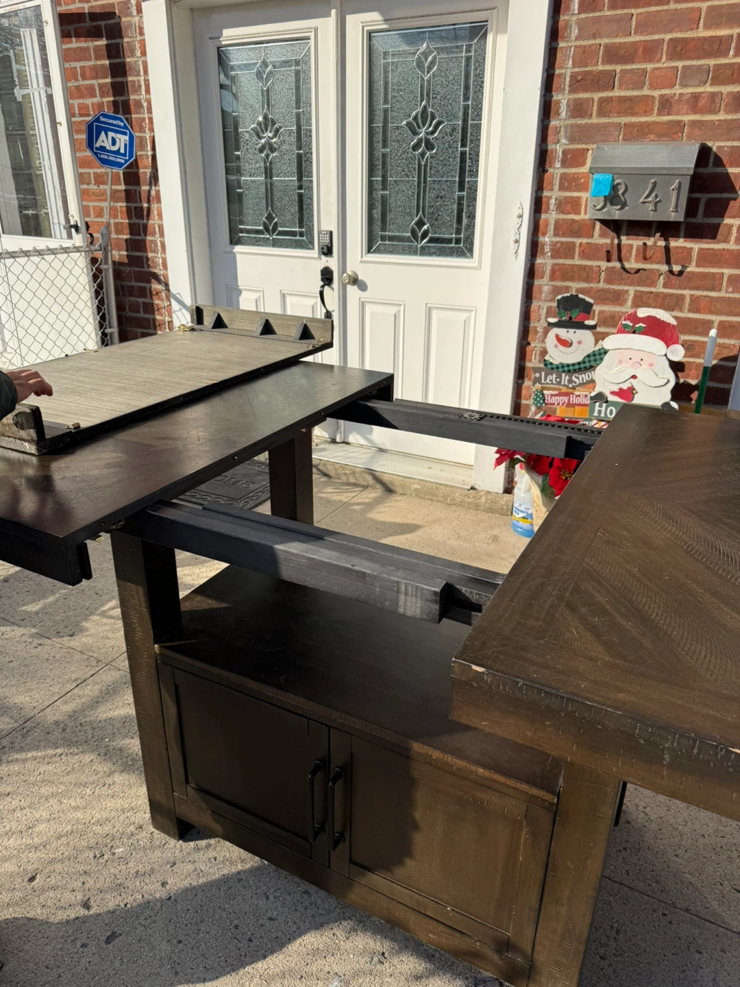 Extendable Dining Table with Storage - photo 3