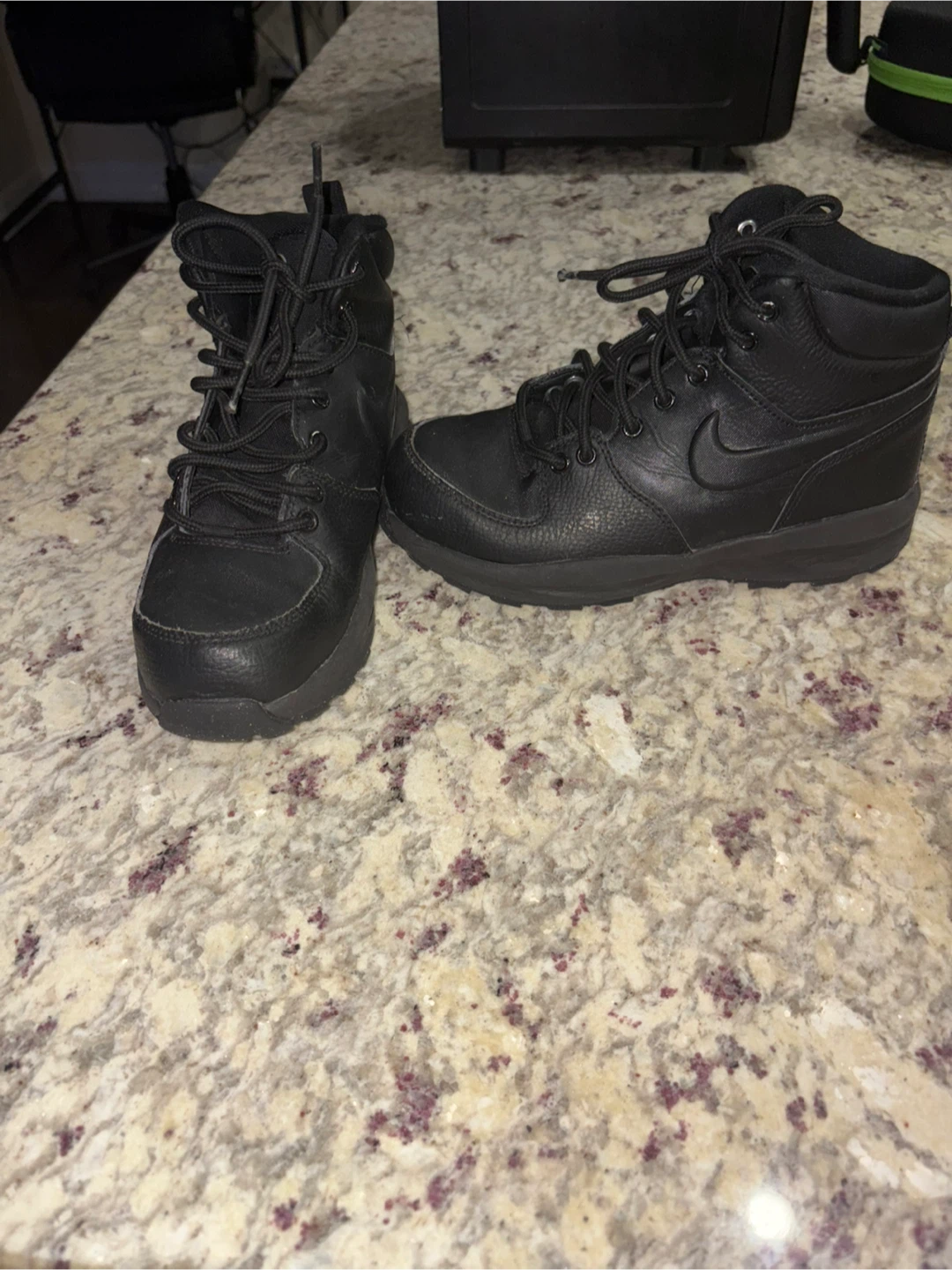 Nike Black Leather Boots - photo 3