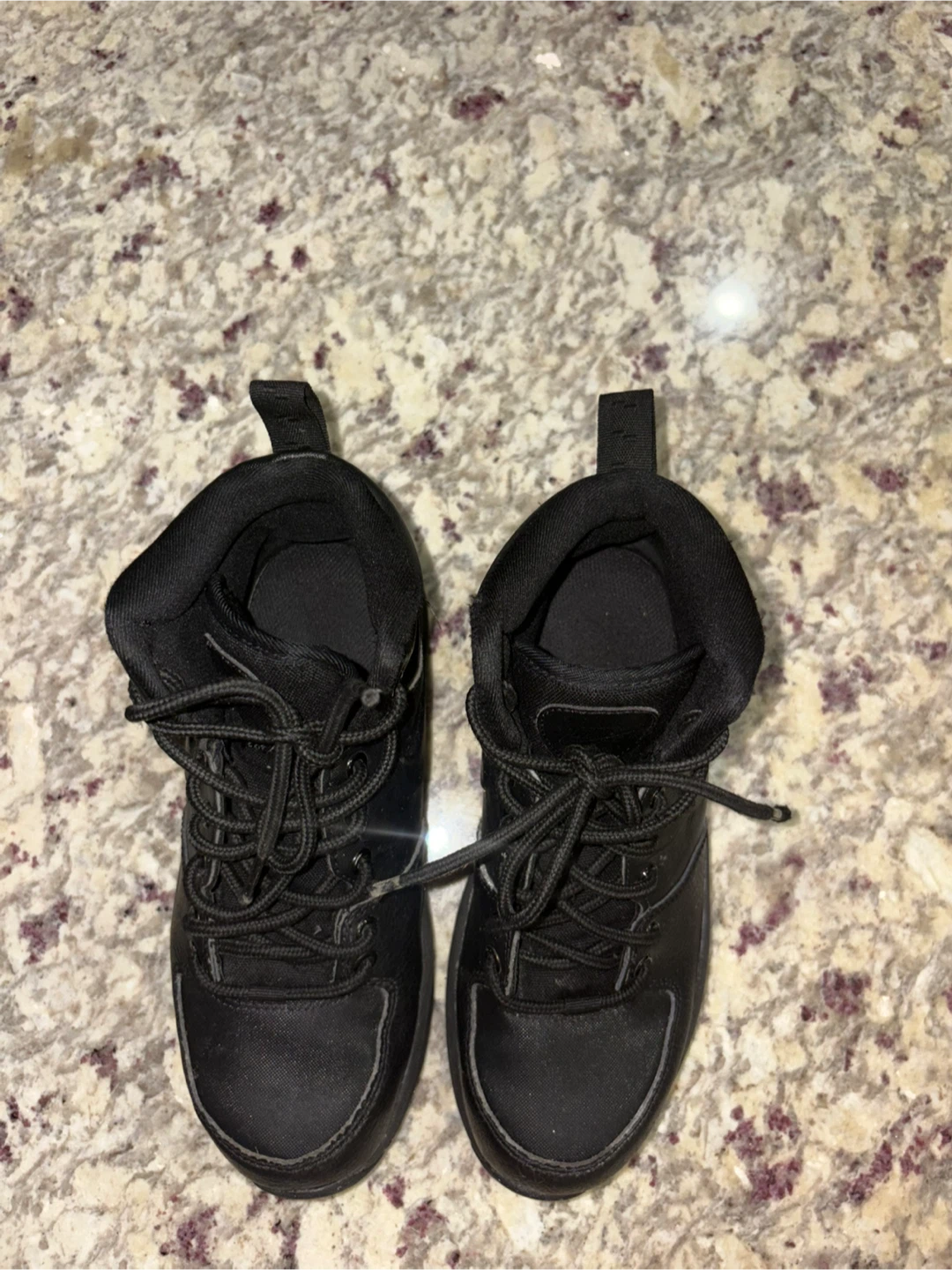 Nike Black Leather Boots - photo 4