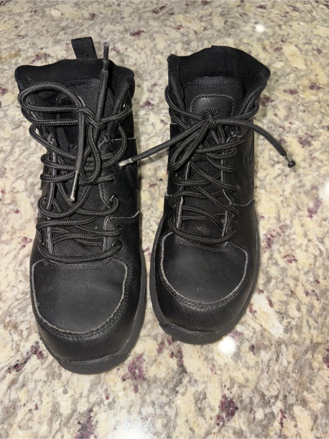 Nike Black Leather Boots - photo 2