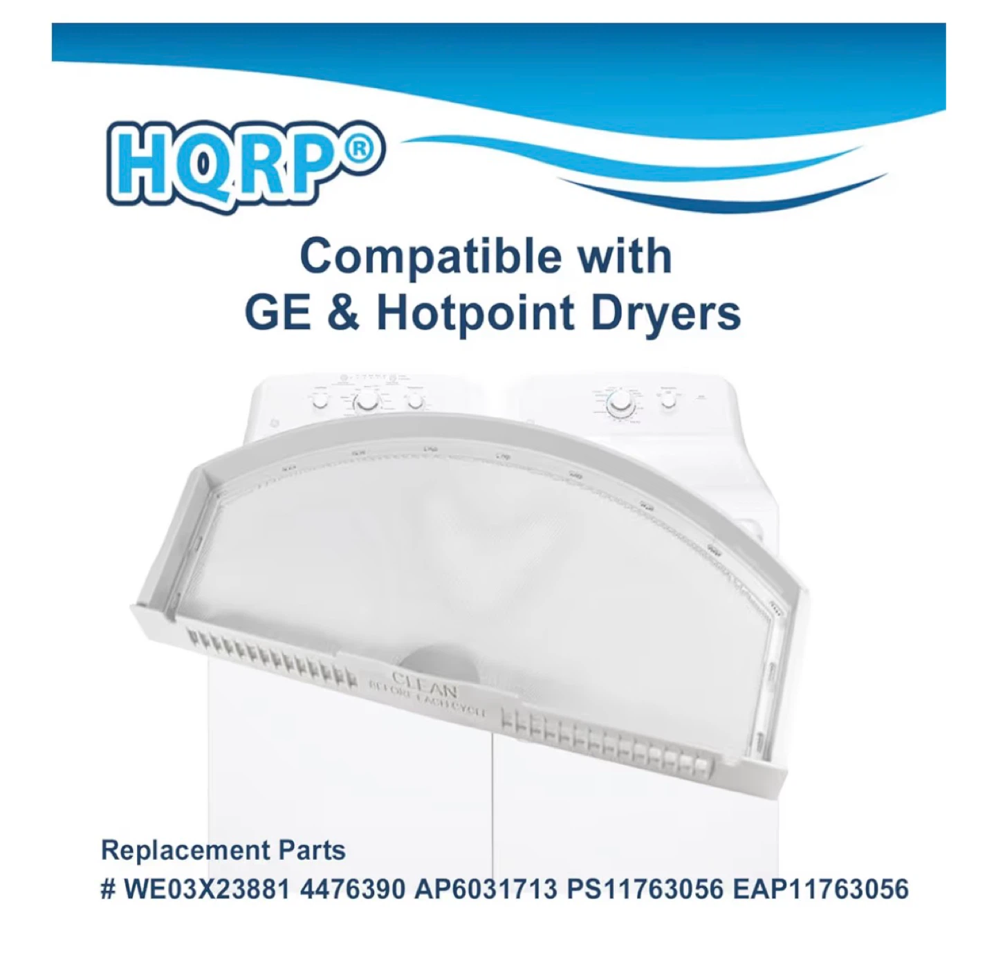 Hqrp Dryer Lint Screen Filter for GE & Hotpoint - photo 2