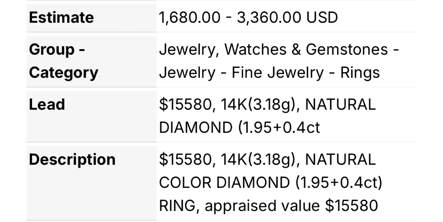 NATURAL DIAMOND 14kt Gold Diamond Ring * NATURAL DIAMOND* - photo 3
