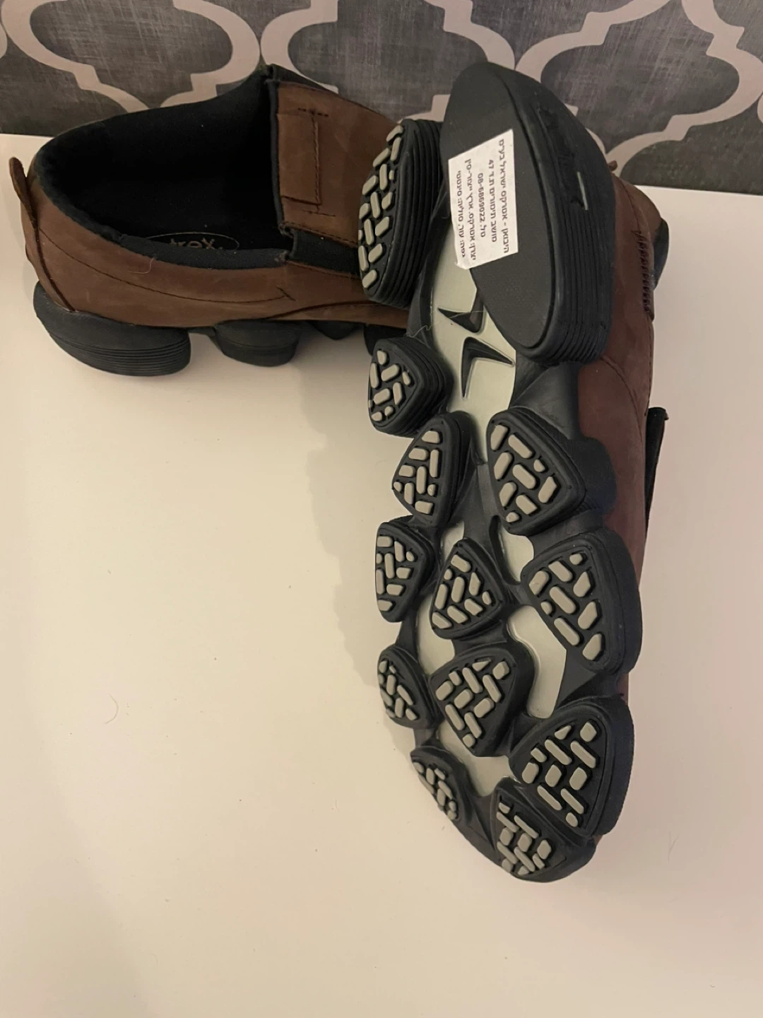 Aetrex Brown Leather Slip-On Shoes - photo 3