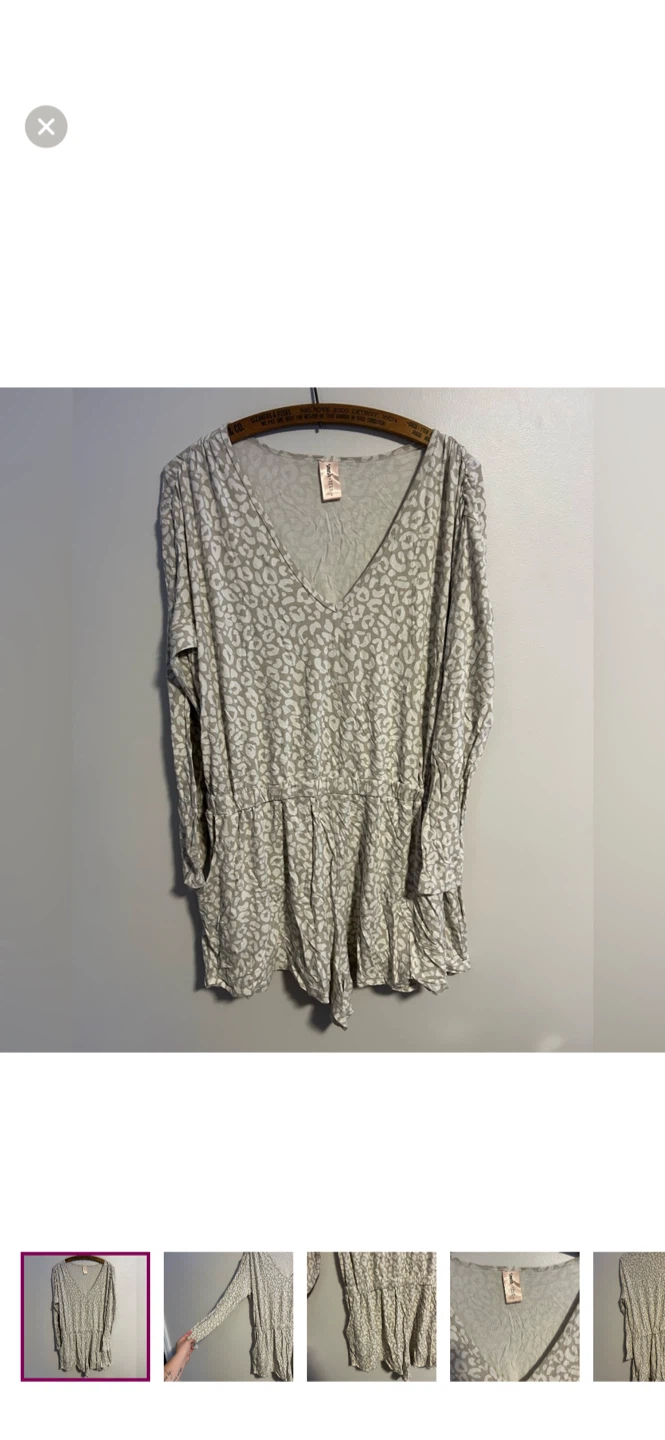 Smash + Tess Romper - Animal Print