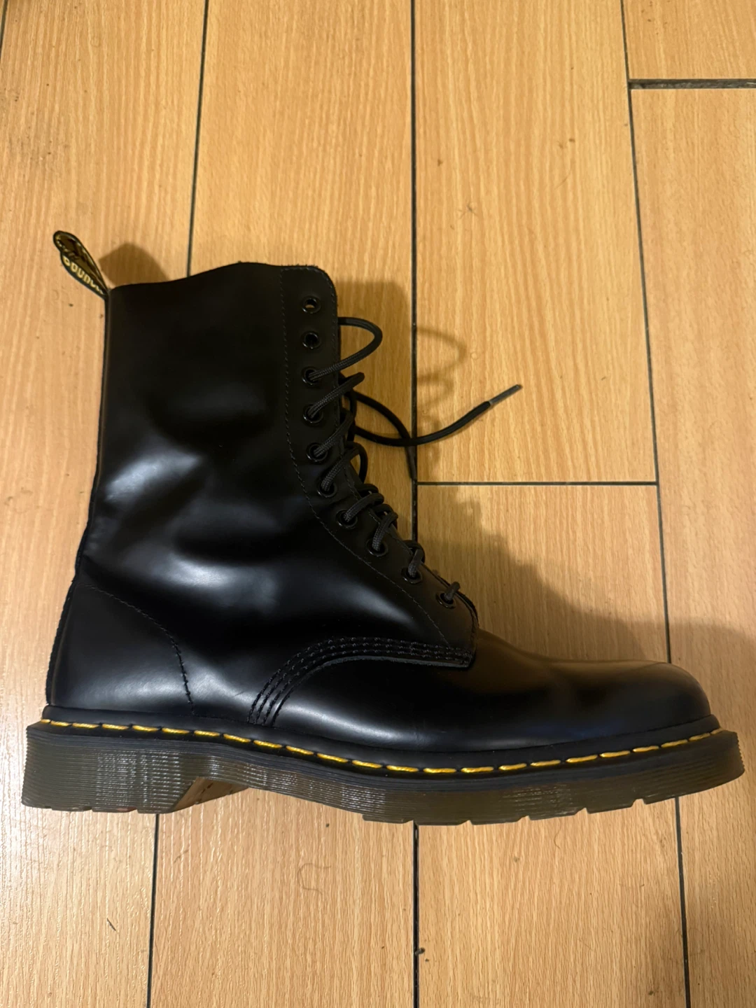 Dr. Martens 1490 Black Leather Boots - photo 2